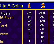 Bonus Poker Video Poker